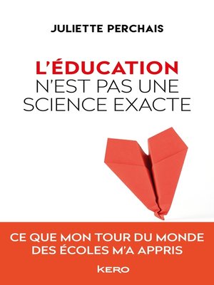 cover image of L'éducation n'est pas une science exacte